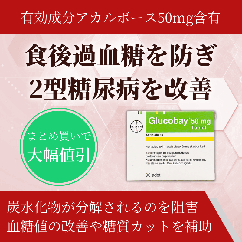 グルコバイ50mgの特徴