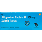 ザイロリック100mg(250錠)のパッケージ