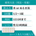 ビリトラ20mgの飲み方・使い方