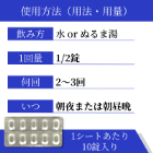 パウゼ500mg(10錠)の飲み方