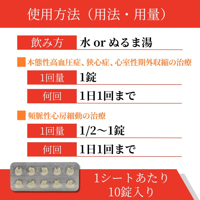 コンコール5mgの使い方