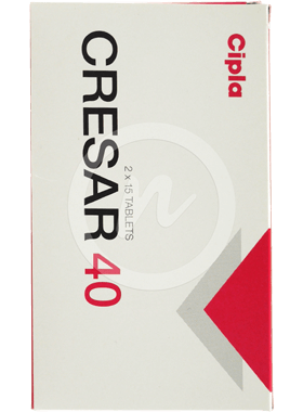 クレサー40mg(30錠)のパッケージ