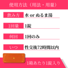ノルレボ1.5mgの使い方