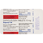 ダパリル10mg(30錠)のシート裏面