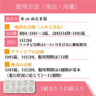 ミノロックス100mgの使い方