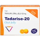 タダライズオーラルゼリー20mgのパッケージ