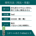 ツゲイン2%の使い方