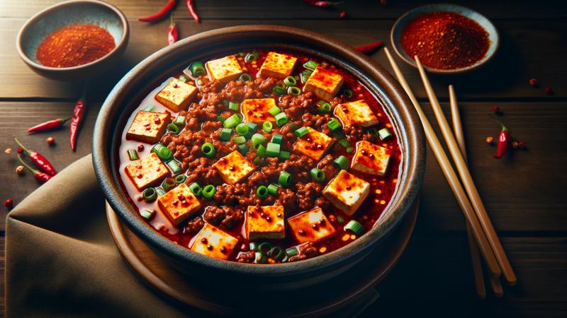豆腐と挽肉のピリ辛麻婆豆腐のイメージ画像