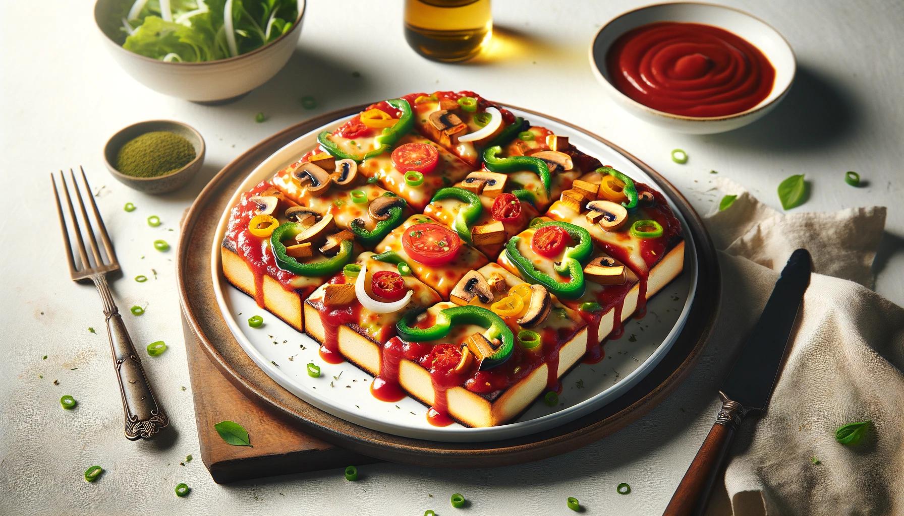 ピザ風焼き豆腐のイメージ画像