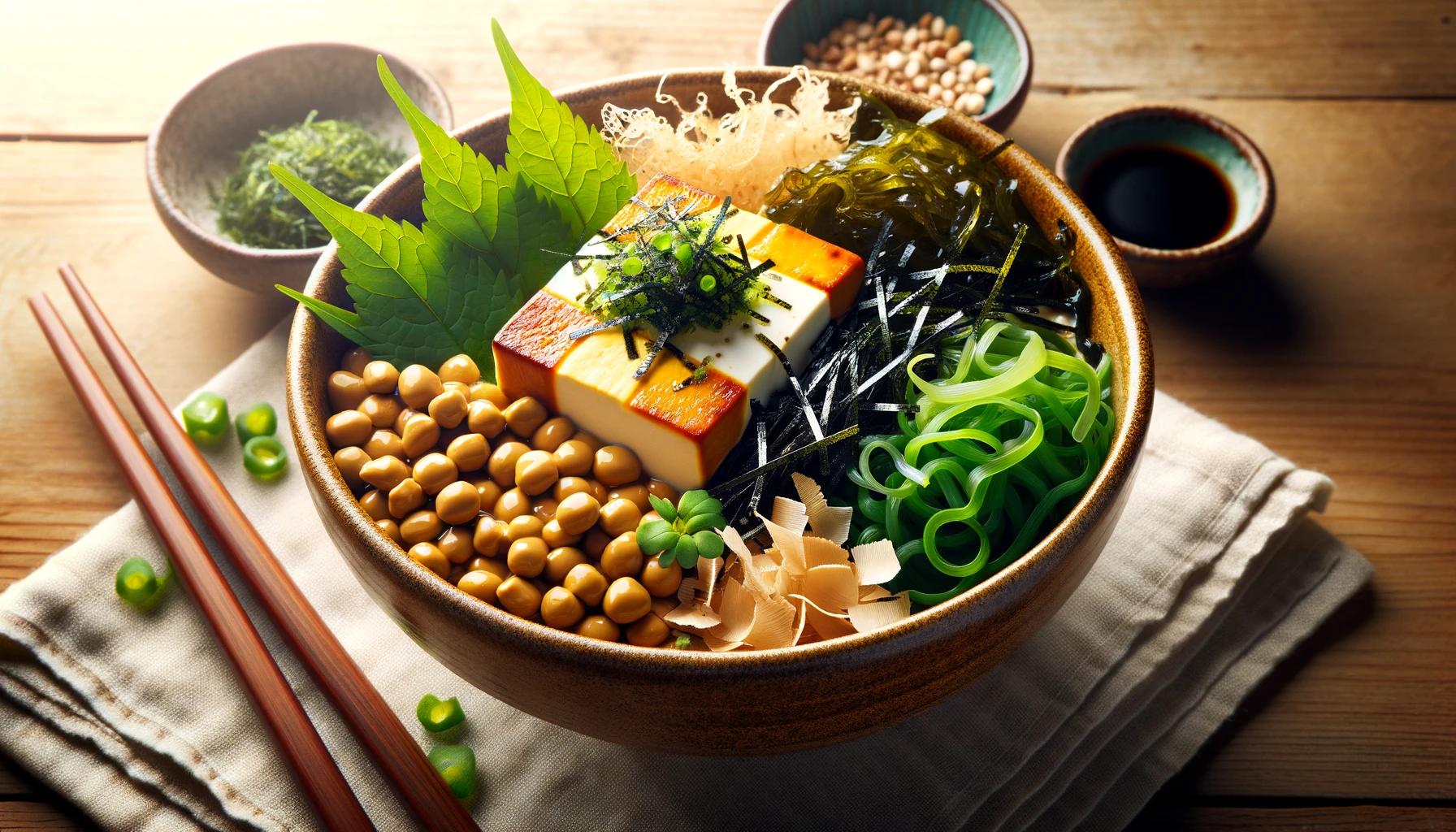 めかぶと納豆のネバネバボウルのイメージ画像