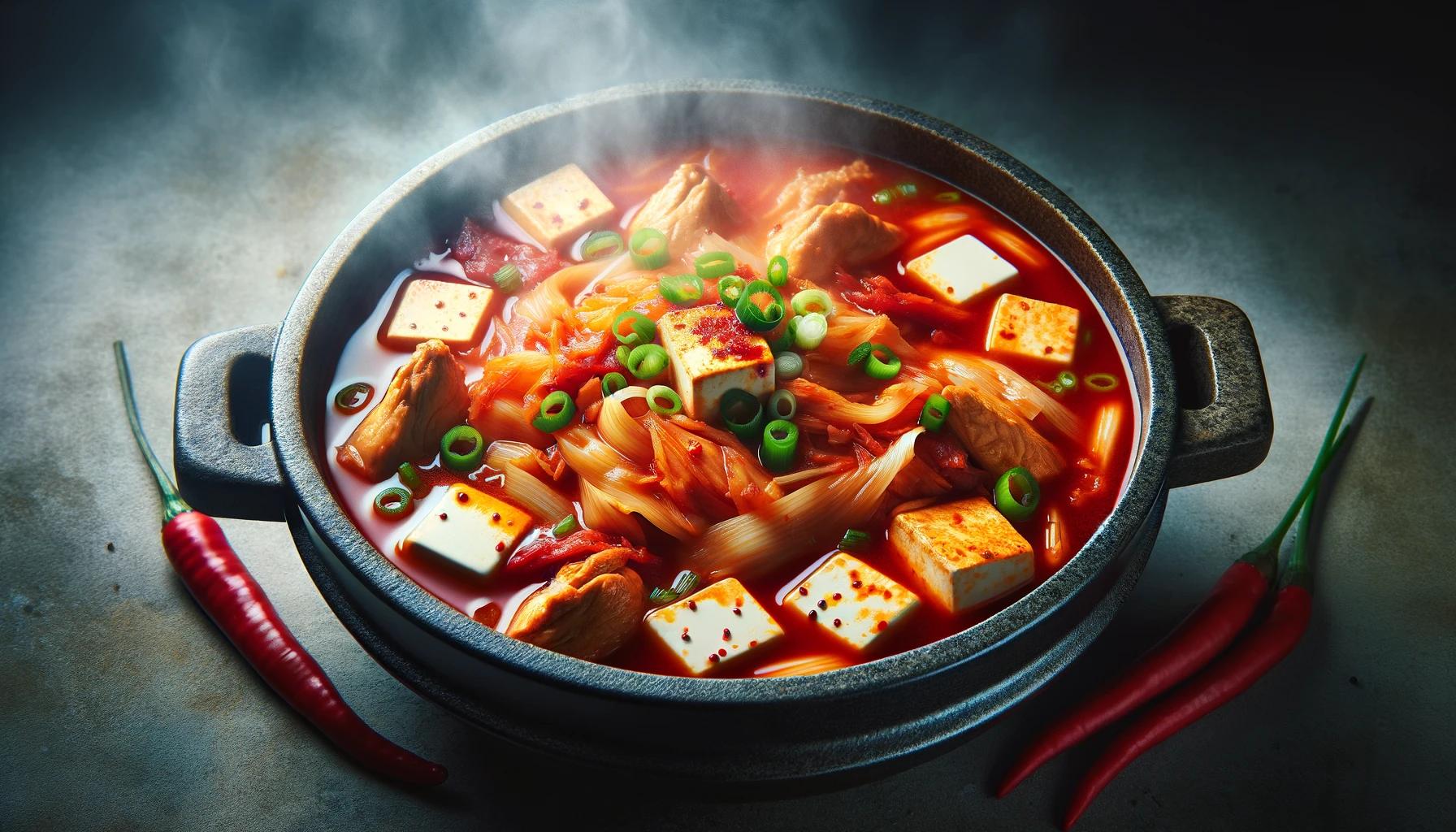 キムチ豆腐チゲのイメージ画像