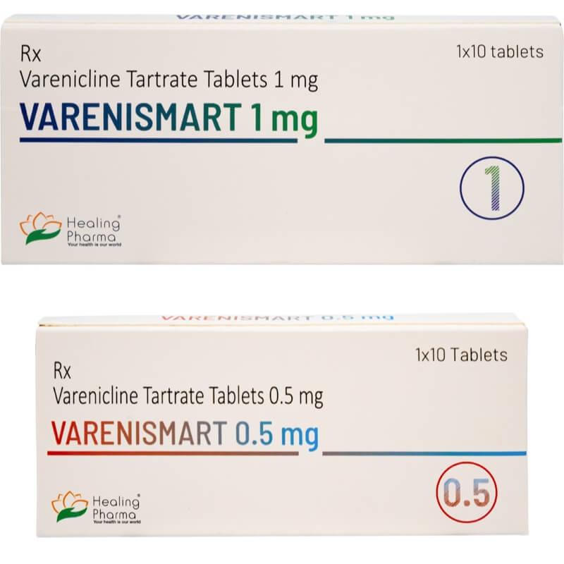 バレニスマート1mg&バレニスマート0.5mgのパッケージ画像